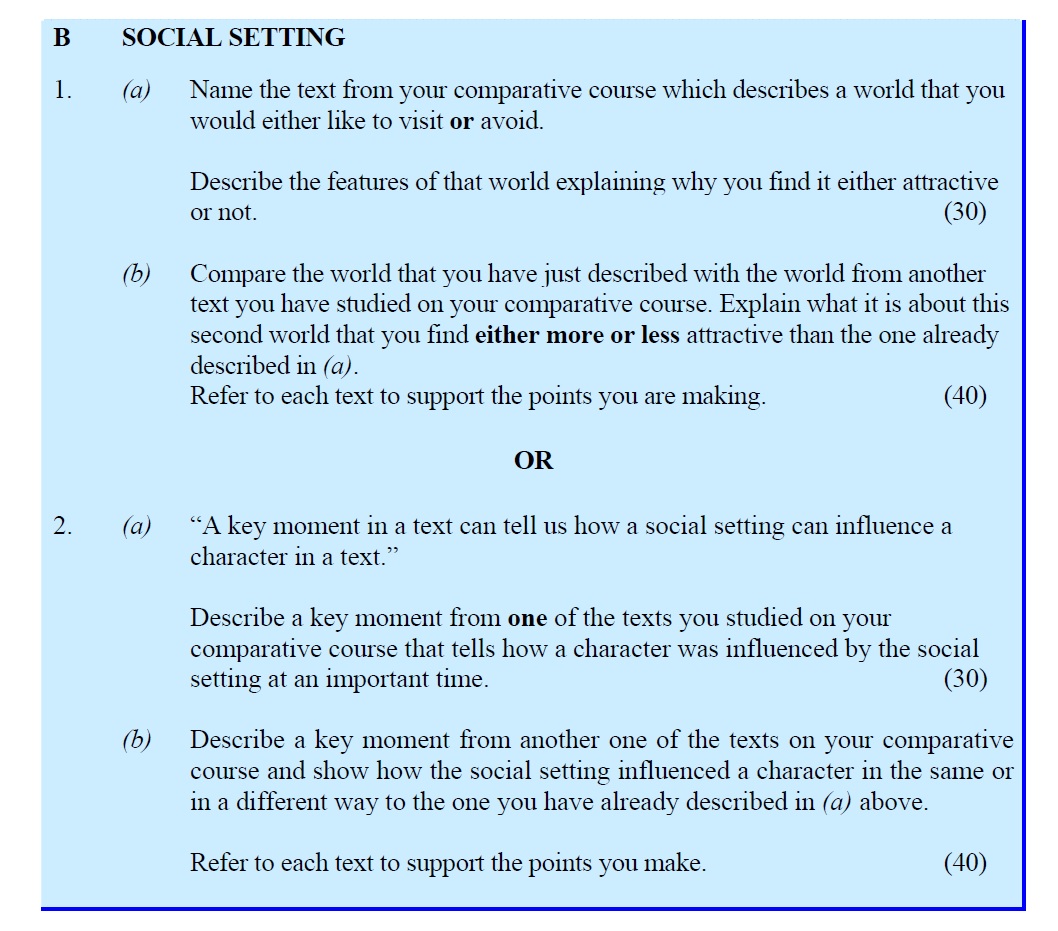 Name-the-text-from-your-comparative-course-which-describes-a-world-that-you-would-either-like-to-visit-or-avoid-Leaving Cert English-Question 1-2006.png
