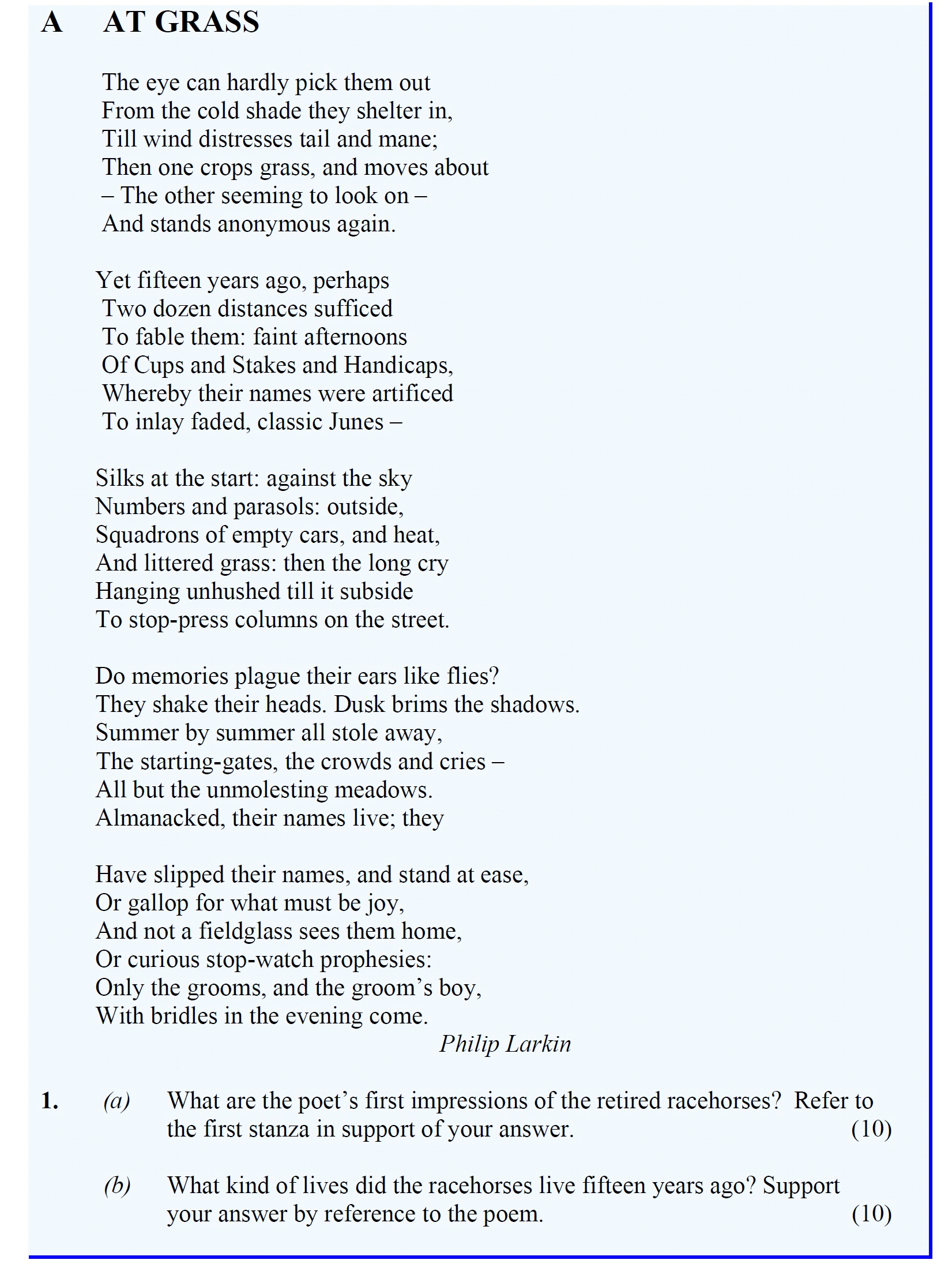 What-are-the-poet's-first-impressions-of-the-retired-racehorses?-Refer-to-the-first-stanza-in-support-of-your-answer-Leaving Cert English-Question 1-2009.png