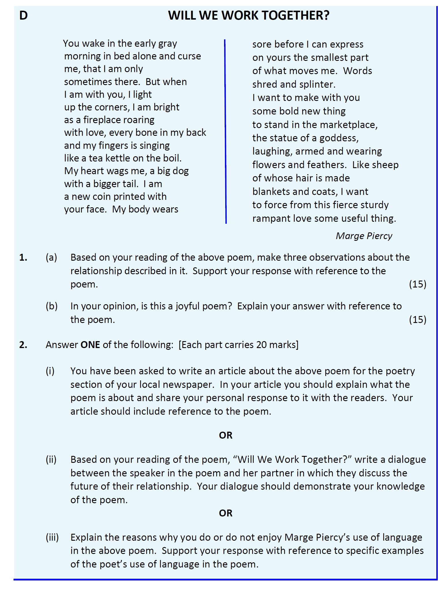 Based-on-your-reading-of-the-above-poem,-make-three-observations-about-the-relationship-described-in-it-Leaving Cert English-Question 2-2020.png