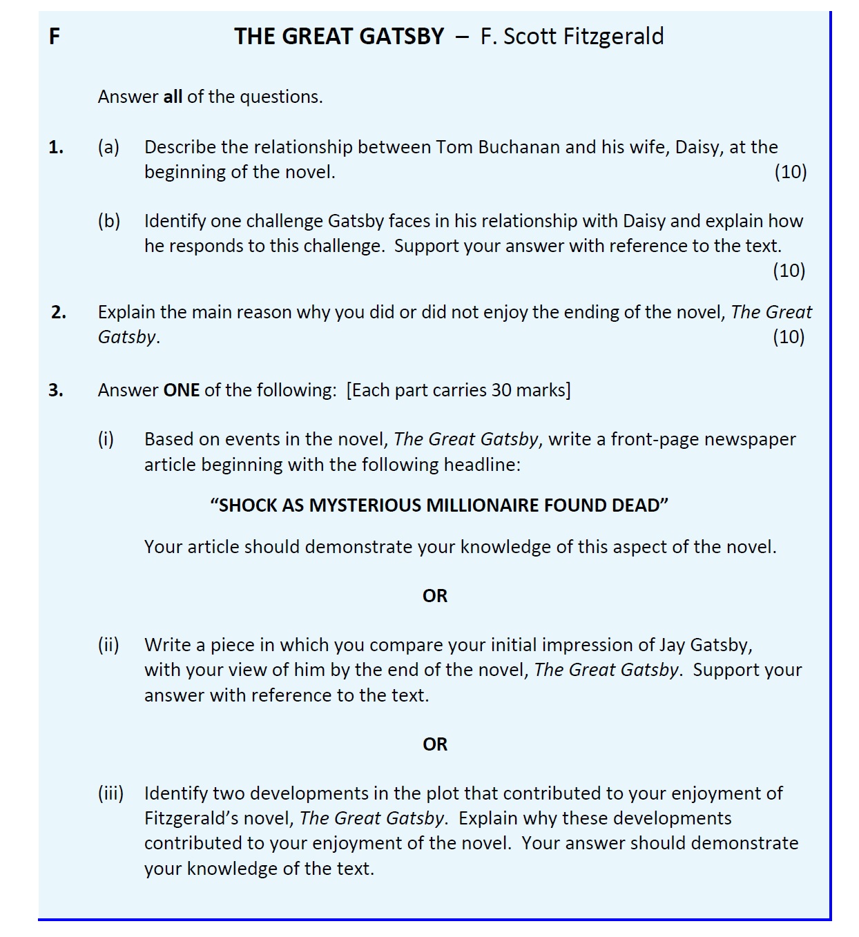 1.-(a)-Describe-the-relationship-between-Tom-Buchanan-and-his-wife,-Daisy,-at-the-beginning-of-the-novel-Leaving Cert English-Question 1-2019.png
