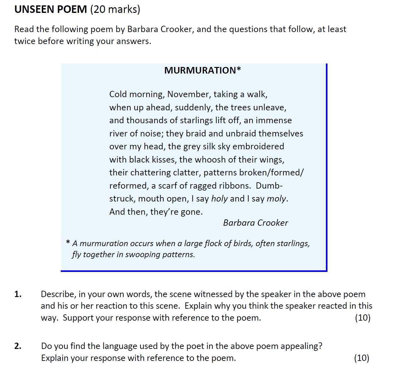 Describe,-in-your-own-words,-the-scene-witnessed-by-the-speaker-in-the-above-poem-and-his-or-her-reaction-to-this-scene-Leaving Cert English-Question 1-2020.png