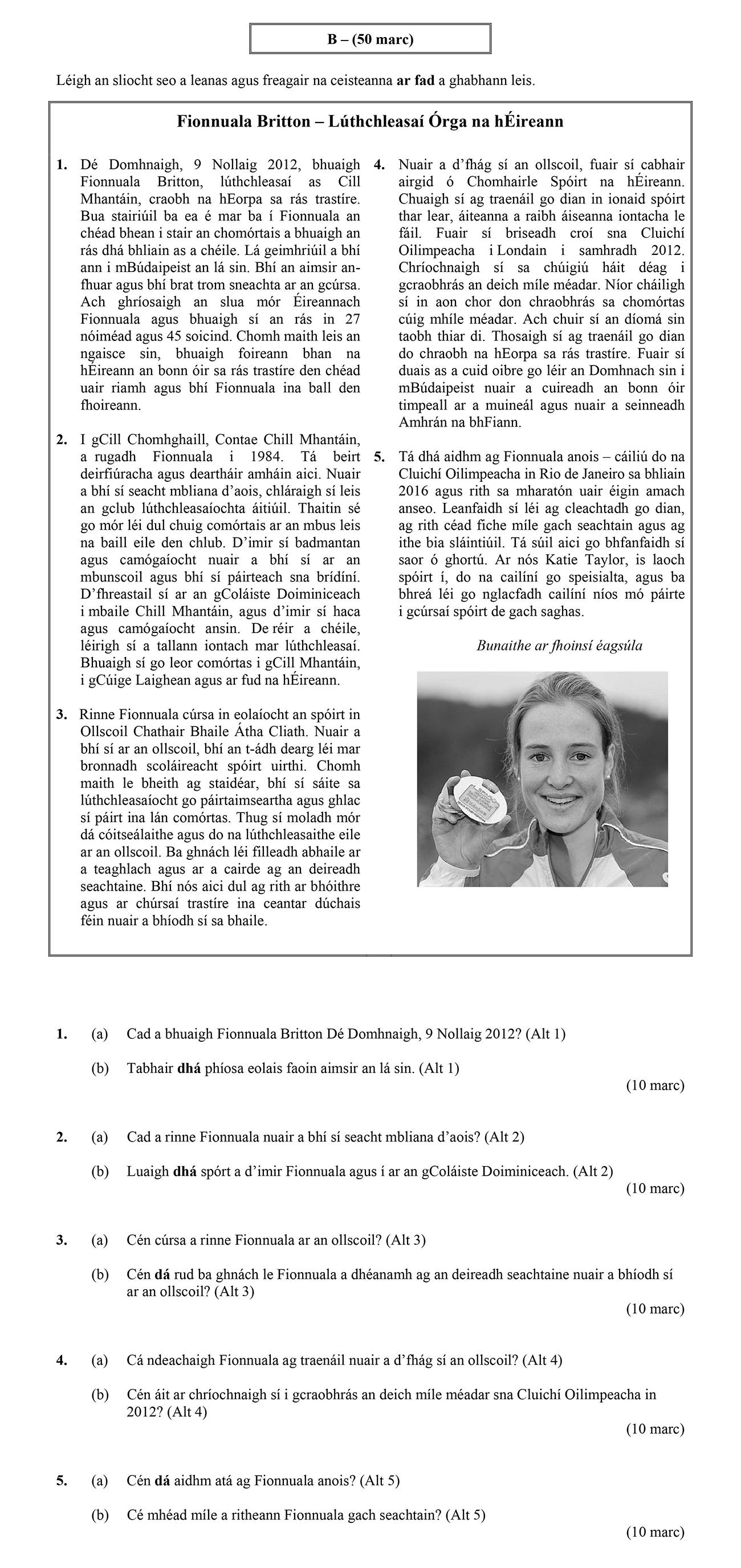 Cad-a-bhuail-Fionnuala-Britton-Dé-Domhnaigh,-9-Nollaig-2012?----Craobh-na-hEorpa---Rás-trasraithe---Rás---"Dé-Domhnaigh,-9-Nollaig-2012,-bhuaigh-Fionnuala-Britton,-luthchleasaí-as-Cill-Mhantáin,-Craobh-na-hEorpa,-rás-trasraithe."--Tabhair-dhá-phíosa-eolais-faoin-ainm-ar-ló-sin.-Leaving Cert Irish-Question 1-2012.png