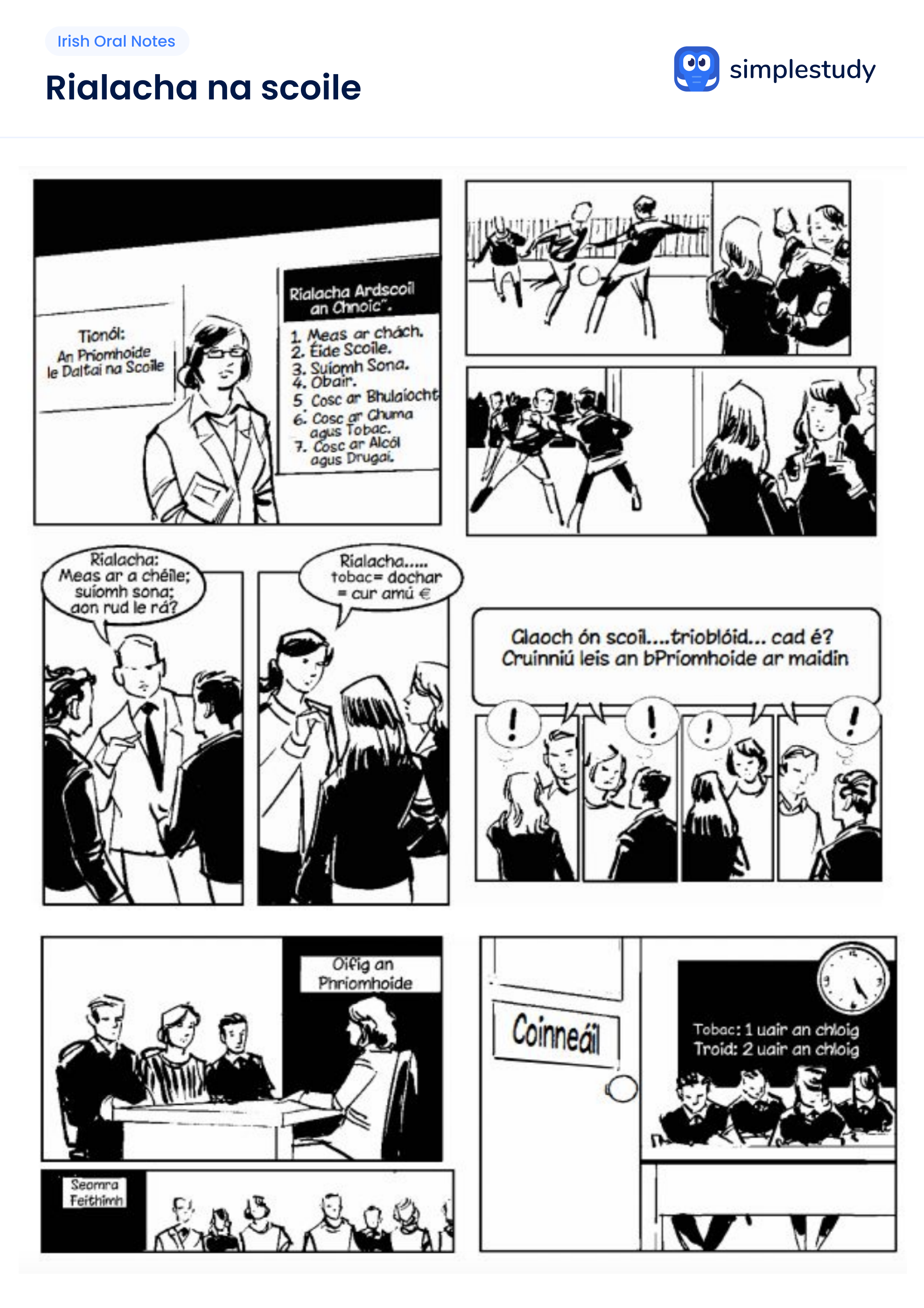 Ag-tús-na-scoilbhlianta,-Labhair-Príomhhoide-Ardscoil-an-Chnoic-le-daltaí-uile-na-scoile-ag-an-tineól-Leaving Cert Irish-Question 1.png