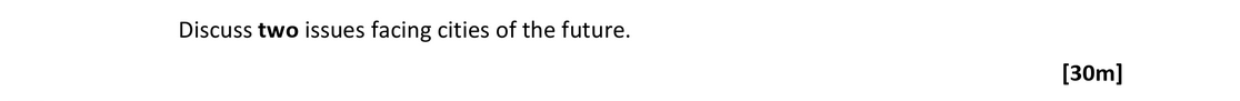 Discuss-two-issues-facing-cities-of-the-future.---Leaving Cert Geography-Question Question 1-2020.png