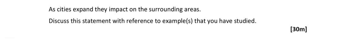 As-cities-expand-they-impact-on-the-surrounding-areas-Leaving Cert Geography-Question 1-2020.png