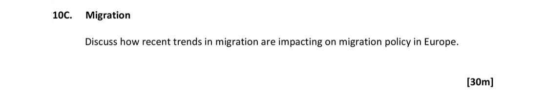 Discuss-how-recent-trends-in-migration-are-impacting-on-migration-policy-in-Europe.-Leaving Cert Geography-Question 10C-2019.png