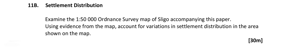 Examine-the-1:50-000-Ordnance-Survey-map-of-Sligo-accompanying-this-paper-Leaving Cert Geography-Question 11B-2018.png