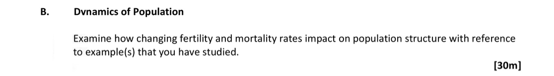 Dynamics-of-Population--Examine-how-changing-fertility-and-mortality-rates-impact-on-population-structure-with-reference-to-example(s)-that-you-have-studied.-Leaving Cert Geography-Question B-2017.png