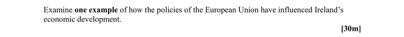 Examine-one-example-of-how-the-policies-of-the-European-Union-have-influenced-Ireland’s-economic-development.-Leaving Cert Geography-Question 1-2008.png