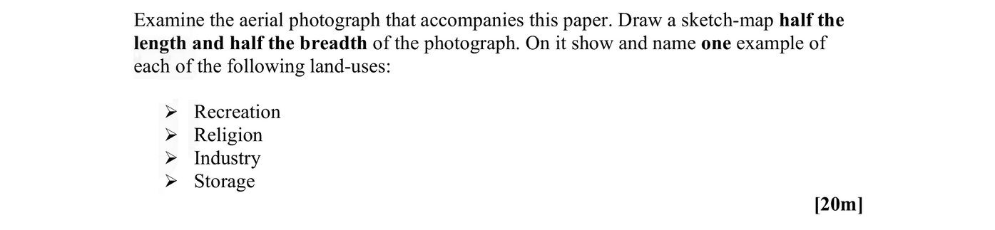 Examine-the-aerial-photograph-that-accompanies-this-paper-Leaving Cert Geography-Question Question 1-2007.png