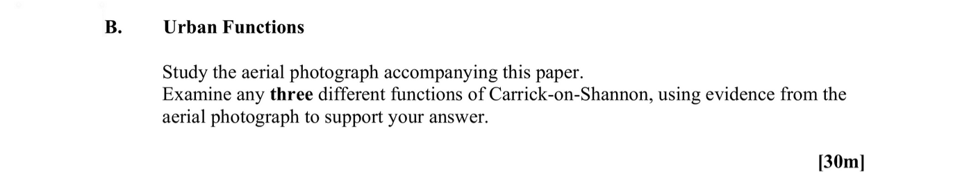 Urban-Functions--Study-the-aerial-photograph-accompanying-this-paper-Leaving Cert Geography-Question B-2012.png