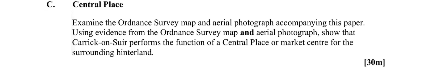 Examine-the-Ordnance-Survey-map-and-aerial-photograph-accompanying-this-paper-Leaving Cert Geography-Question C-2010.png