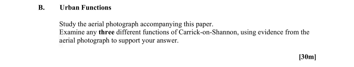 Urban-Functions--Study-the-aerial-photograph-accompanying-this-paper-Leaving Cert Geography-Question B-2012.png