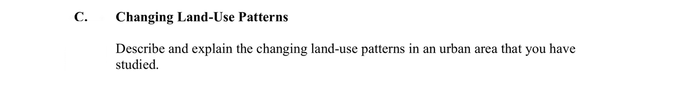 Changing-Land-Use-Patterns--Describe-and-explain-the-changing-land-use-patterns-in-an-urban-area-that-you-have-studied.-Leaving Cert Geography-Question C-2012.png