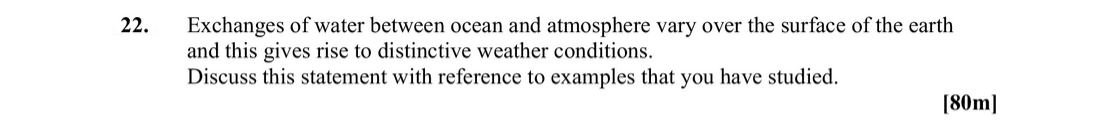 Exchanges-of-water-between-ocean-and-atmosphere-vary-over-the-surface-of-the-earth-and-this-gives-rise-to-distinctive-weather-conditions-Leaving Cert Geography-Question 22-2011.png