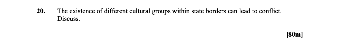 The-existence-of-different-cultural-groups-within-state-borders-can-lead-to-conflict-Leaving Cert Geography-Question 20-2014.png