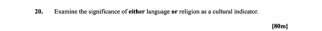 Examine-the-significance-of-either-language-or-religion-as-a-cultural-indicator.-Leaving Cert Geography-Question 20-2010.png