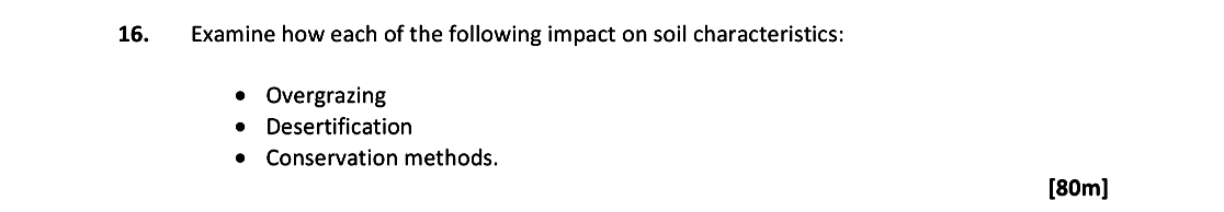 Examine-how-each-of-the-following-impact-on-soil-characteristics:----Overgrazing-Leaving Cert Geography-Question 16-2019.png