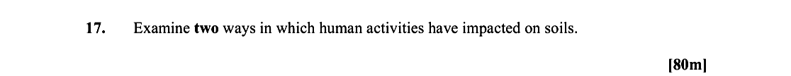 Examine-two-ways-in-which-human-activities-have-impacted-on-soils.-Leaving Cert Geography-Question 17-2010.png