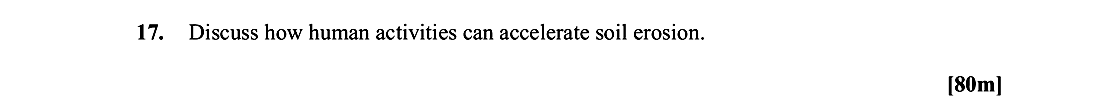 Discuss-how-human-activities-can-accelerate-soil-erosion-Leaving Cert Geography-Question 17-2009.png