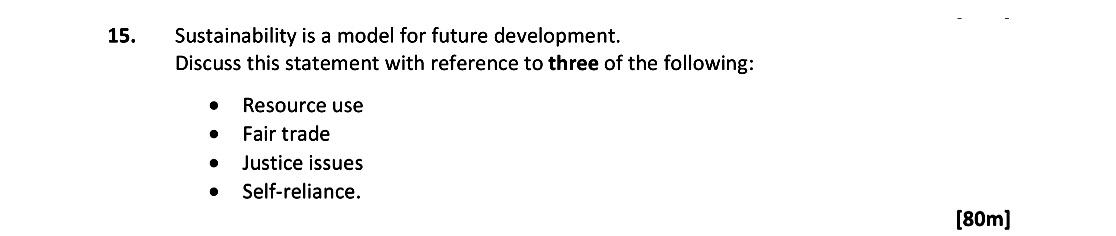 Sustainability-is-a-model-for-future-development-Leaving Cert Geography-Question 15-2018.png