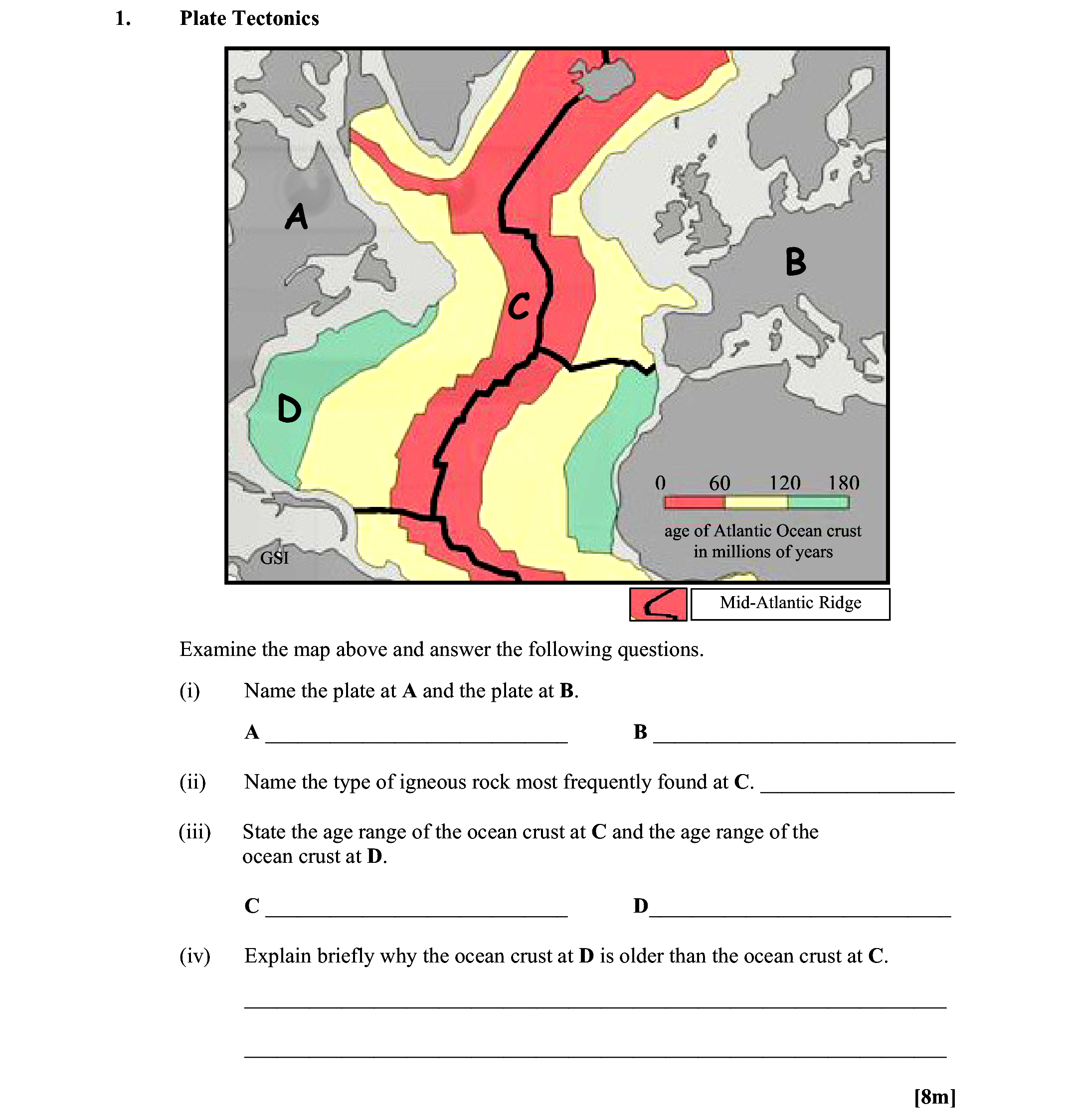 Examine-the-map-above-and-answer-the-following-questions-Leaving Cert Geography-Question 1-2013.png