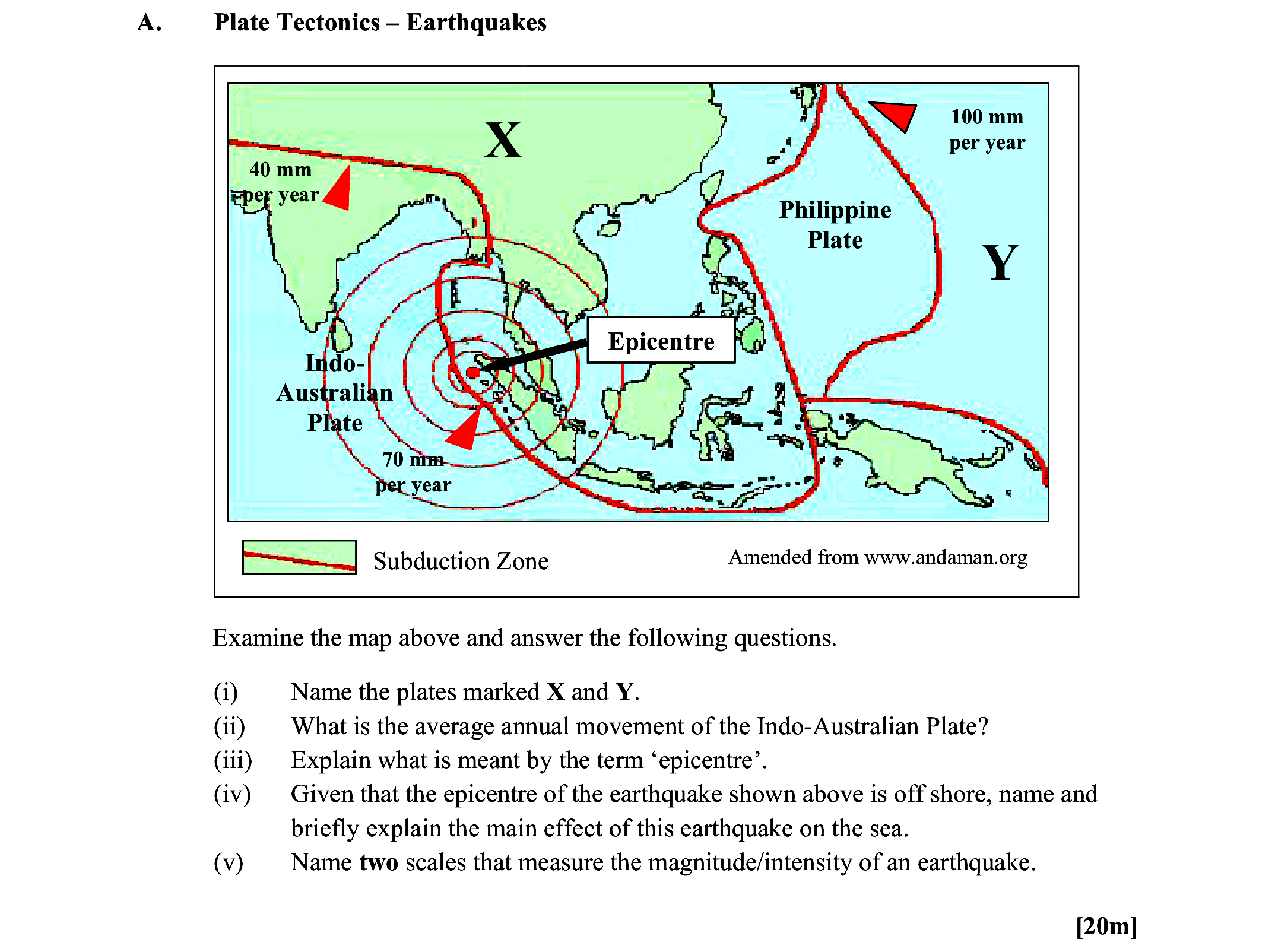 Examine-the-map-above-and-answer-the-following-questions-Leaving Cert Geography-Question A-2012.png