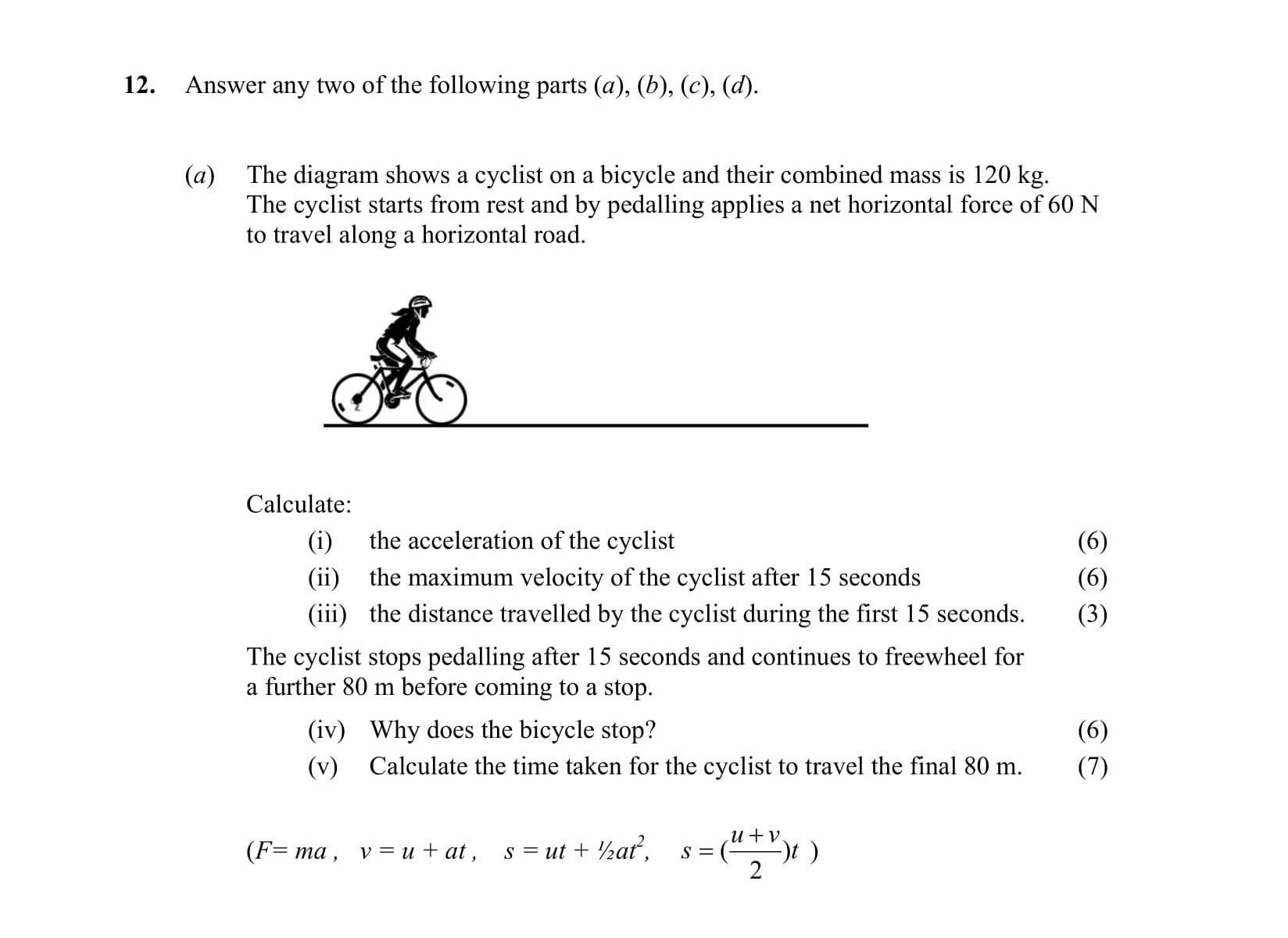 12.-Answer-any-two-of-the-following-parts-(a),-(b),-(c),-(d)-Leaving Cert Physics-Question 12-2010.png