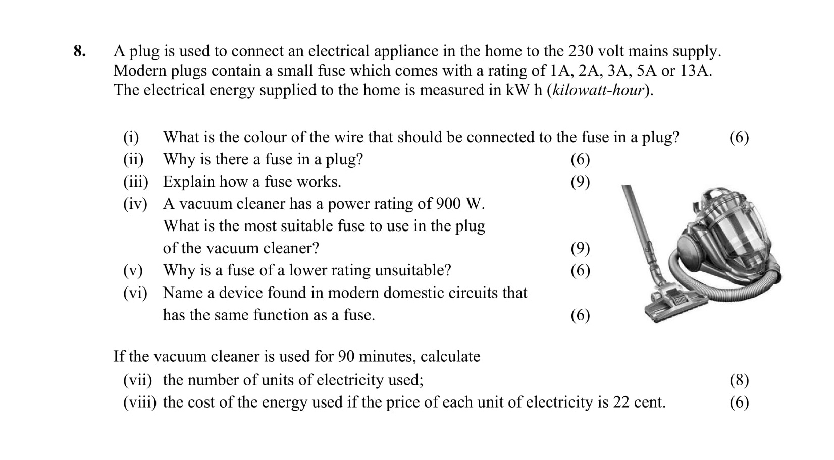 A-plug-is-used-to-connect-an-electrical-appliance-in-the-home-to-the-230-volt-mains-supply-Leaving Cert Physics-Question 8-2012.png