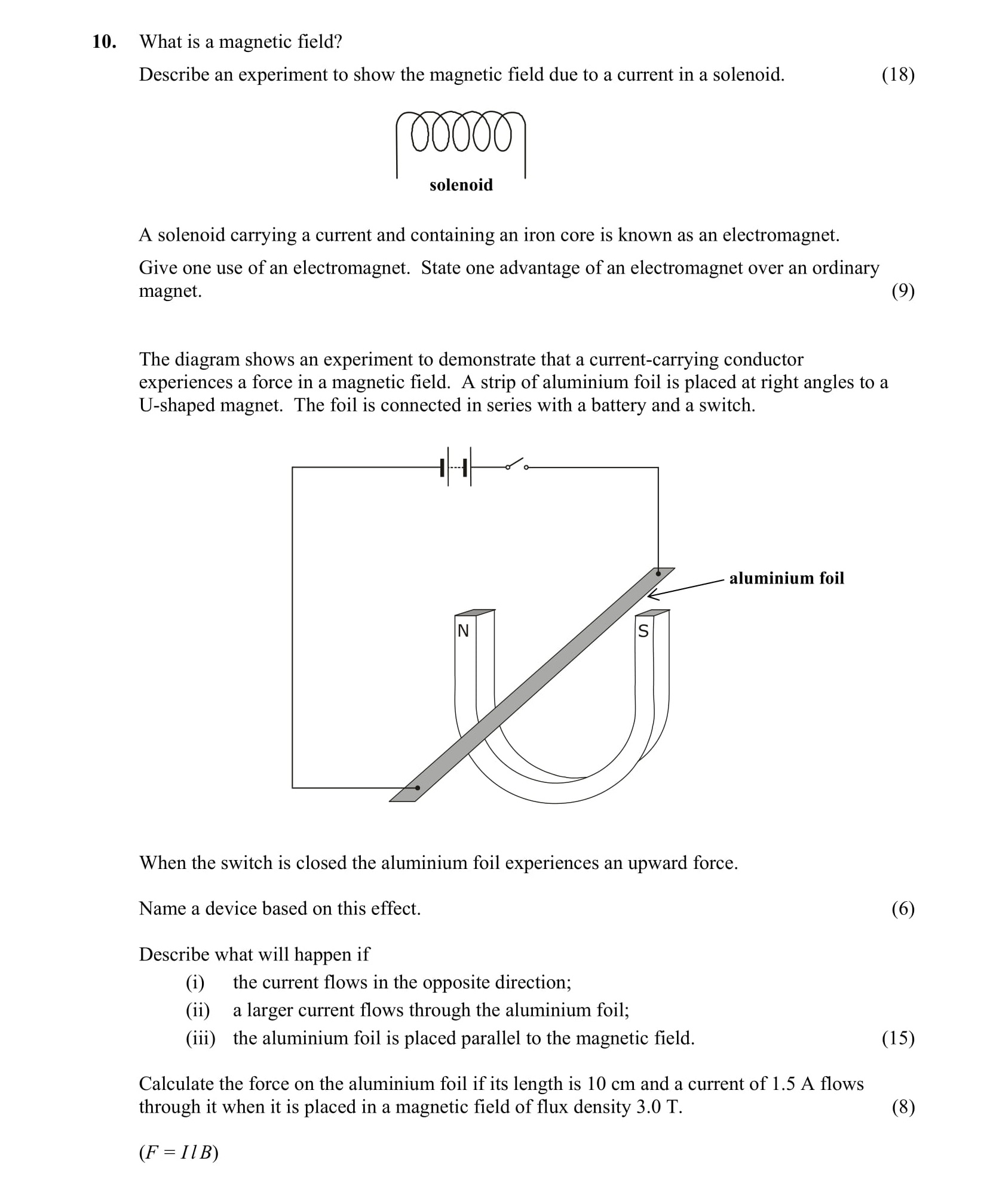 What-is-a-magnetic-field?--A-magnetic-field-is-a-region-or-area-in-space-where-the-magnetic-effect-is-felt,-such-as-the-attraction-or-repulsion-of-magnetic-materials-Leaving Cert Physics-Question 10-2006.png