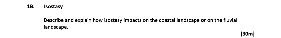 Isostasy--Describe-and-explain-how-isostasy-impacts-on-the-coastal-landscape-or-on-the-fluvial-landscape.-Leaving Cert Geography-Question 1B-2018.png