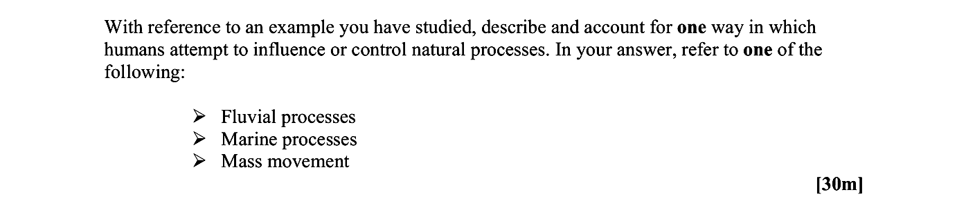 With-reference-to-an-example-you-have-studied,-describe-and-account-for-one-way-in-which-humans-attempt-to-influence-or-control-natural-processes-Leaving Cert Geography-Question 1-2008.png