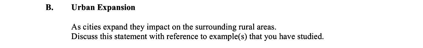 Urban-Expansion--As-cities-expand-they-impact-on-the-surrounding-rural-areas-Leaving Cert Geography-Question B-2011.png