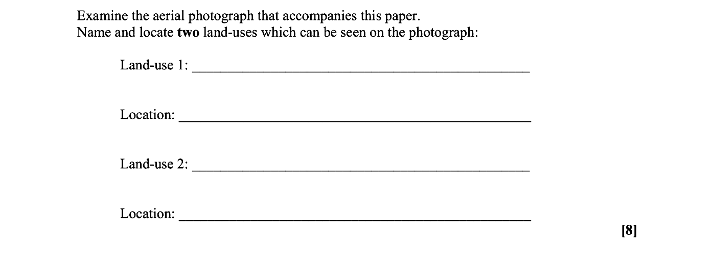 Examine-the-aerial-photograph-that-accompanies-this-paper-Leaving Cert Geography-Question Question 1-2008.png