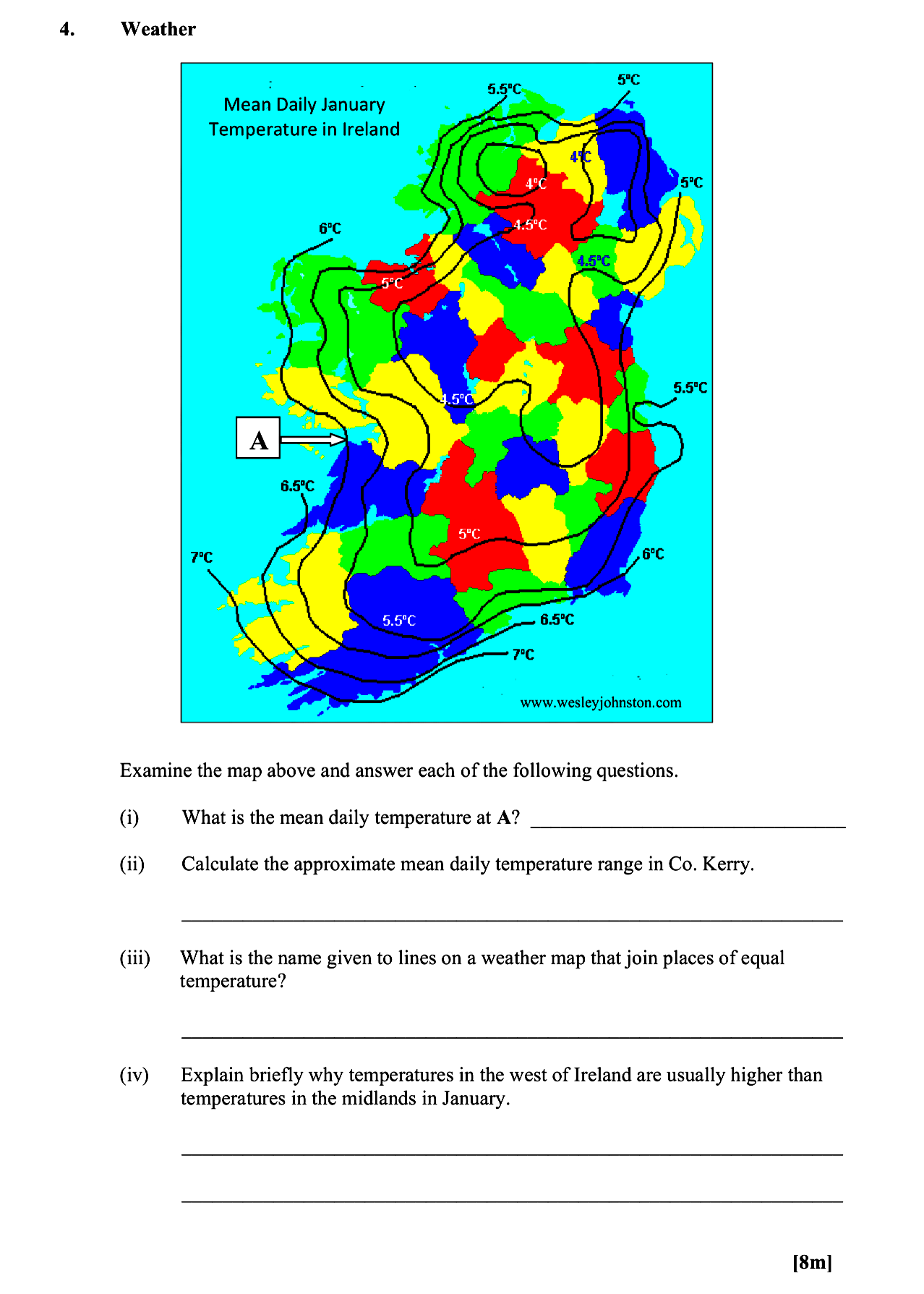 Examine-the-map-above-and-answer-each-of-the-following-questions-Leaving Cert Geography-Question 4-2014.png