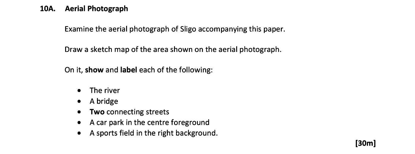 Aerial-Photograph--Examine-the-aerial-photograph-of-Sligo-accompanying-this-paper-Leaving Cert Geography-Question 10A-2018.png