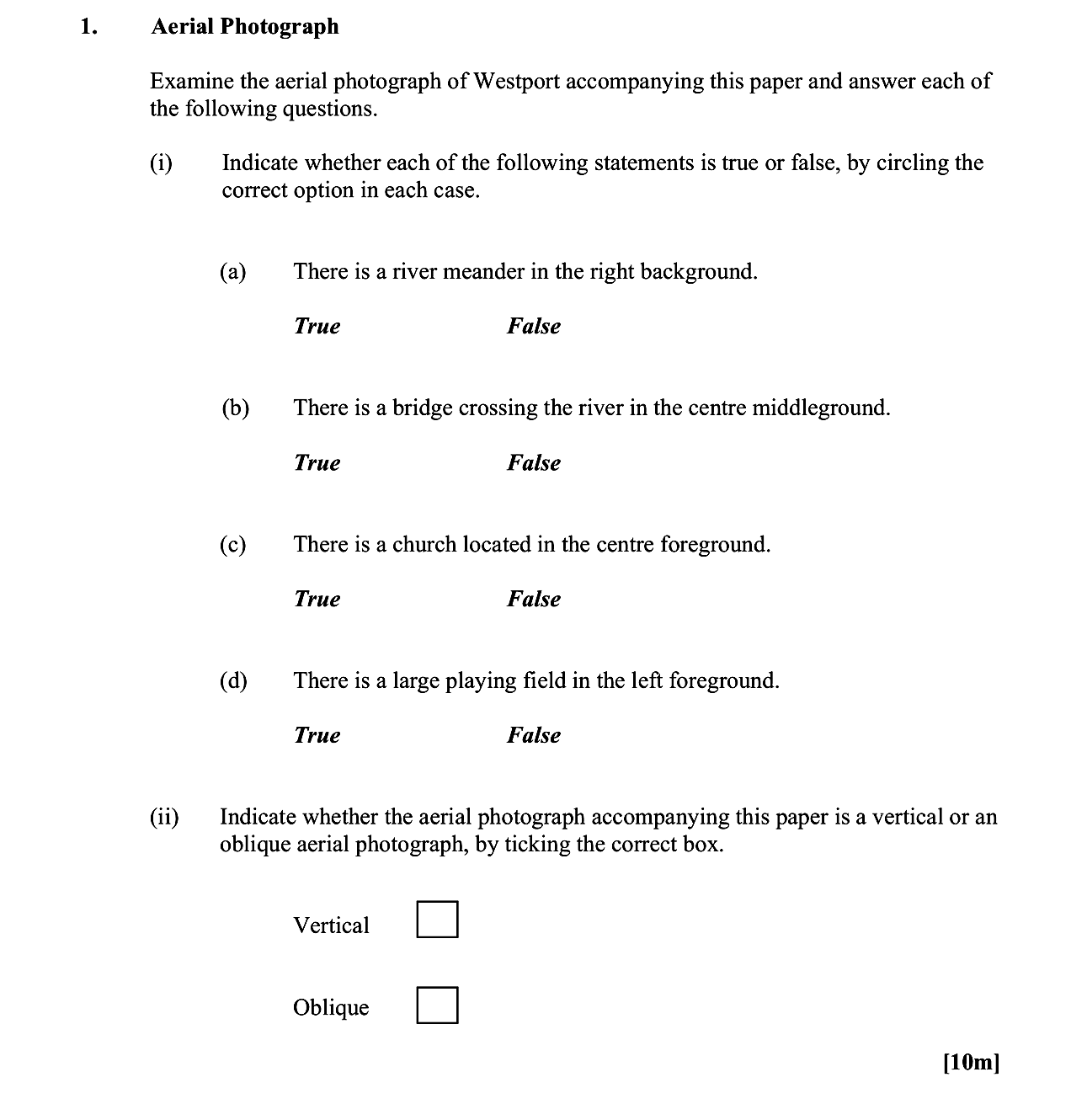 Examine-the-aerial-photograph-of-Westport-accompanying-this-paper-and-answer-each-of-the-following-questions-Leaving Cert Geography-Question 1-2016.png