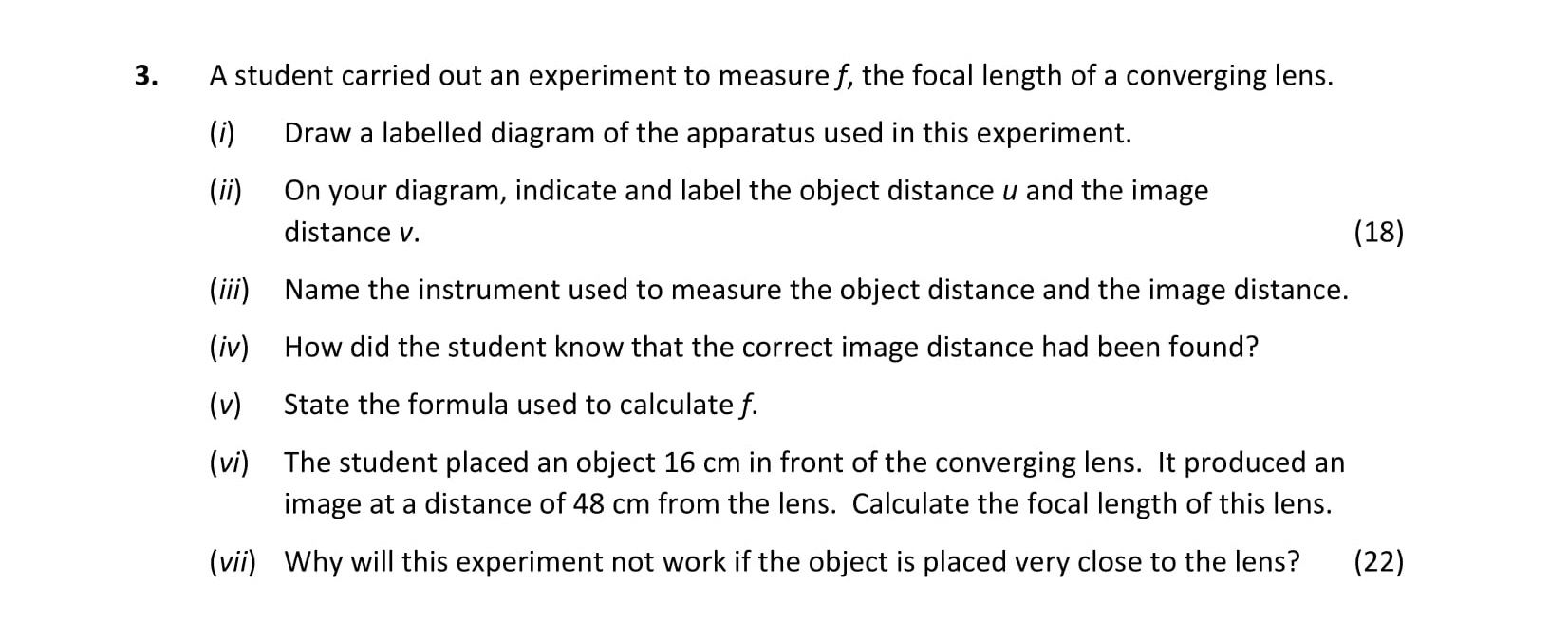 A-student-carried-out-an-experiment-to-measure-$f$,-the-focal-length-of-a-converging-lens-Leaving Cert Physics-Question 3-2021.png