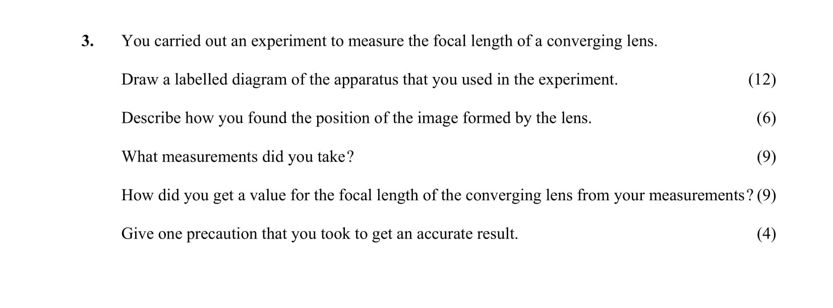 You-carried-out-an-experiment-to-measure-the-focal-length-of-a-converging-lens-Leaving Cert Physics-Question 3-2005.png