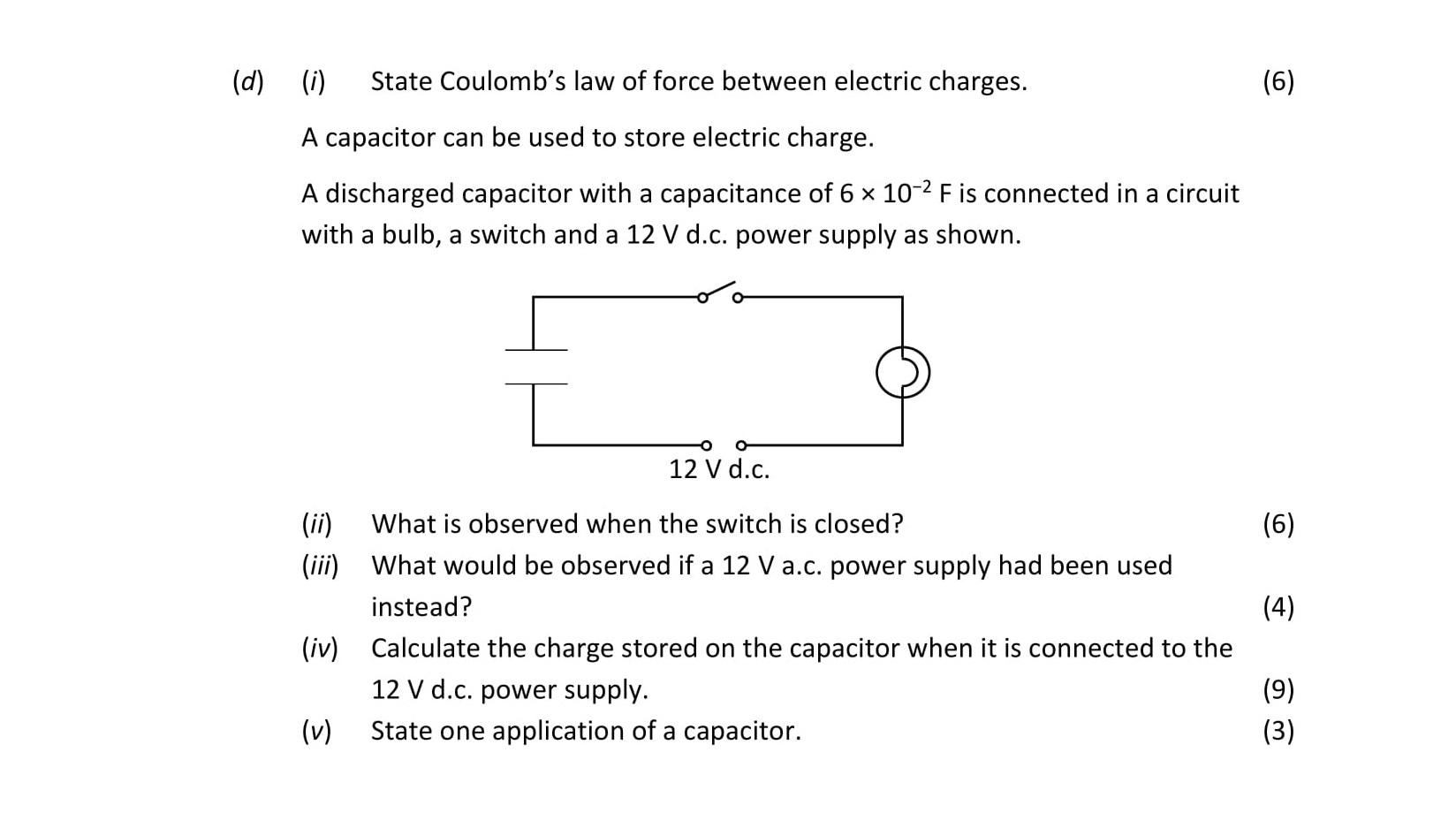 State-Coulomb’s-law-of-force-between-electric-charges-Leaving Cert Physics-Question d-2017.png