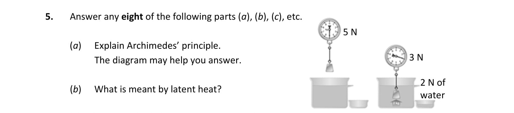 5.-Answer-any-eight-of-the-following-parts-(a),-(b),-(c),-etc-Leaving Cert Physics-Question 5-2020.png