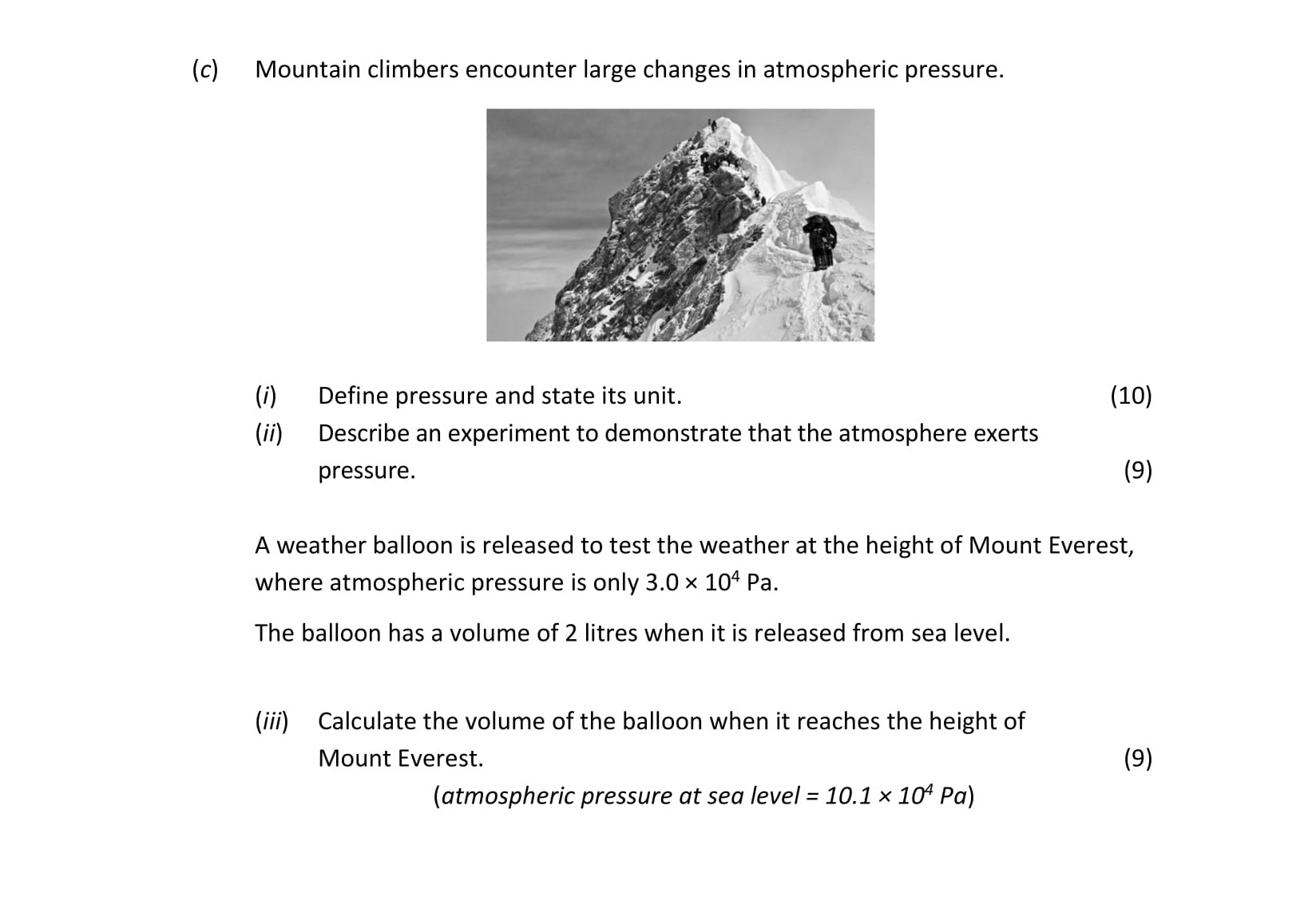 Mountain-climbers-encounter-large-changes-in-atmospheric-pressure-Leaving Cert Physics-Question c-2017.png