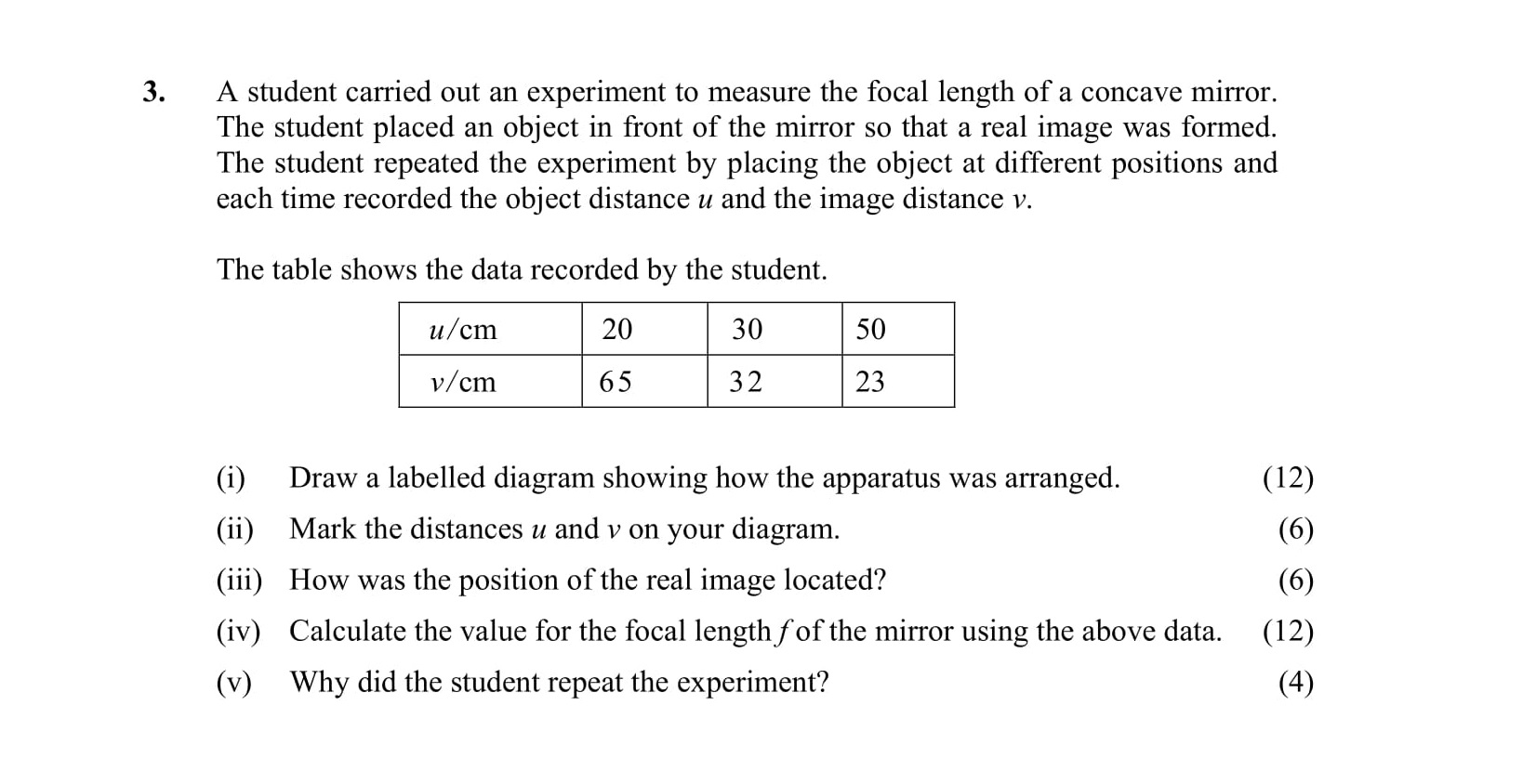 A-student-carried-out-an-experiment-to-measure-the-focal-length-of-a-concave-mirror-Leaving Cert Physics-Question 3-2010.png