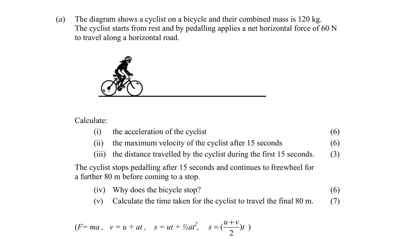 The-diagram-shows-a-cyclist-on-a-bicycle-and-their-combined-mass-is-120-kg-Leaving Cert Physics-Question a-2010.png