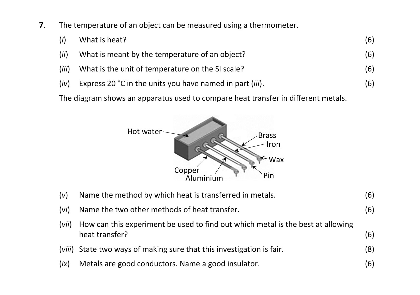 The-temperature-of-an-object-can-be-measured-using-a-thermometer-Leaving Cert Physics-Question 7-2018.png