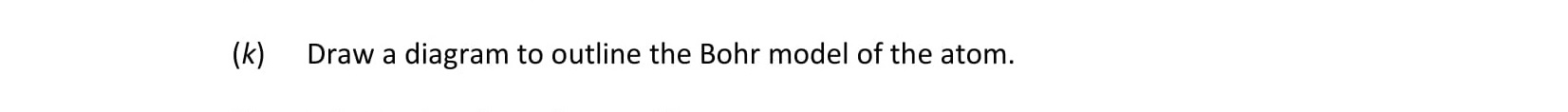 Draw-a-diagram-to-outline-the-Bohr-model-of-the-atom.-Leaving Cert Physics-Question (k)-2021.png