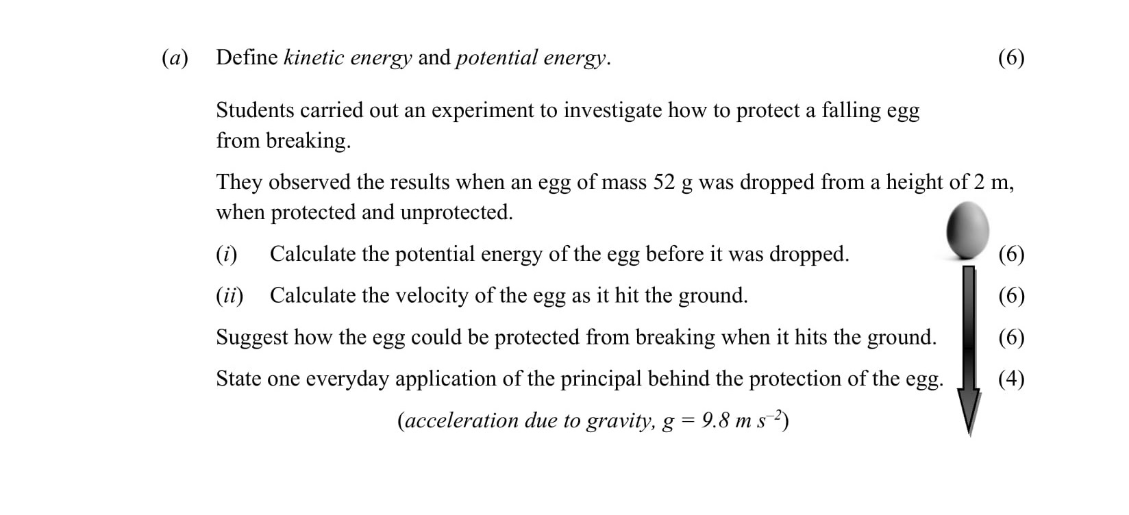 Define-kinetic-energy-and-potential-energy-Leaving Cert Physics-Question a-2016.png