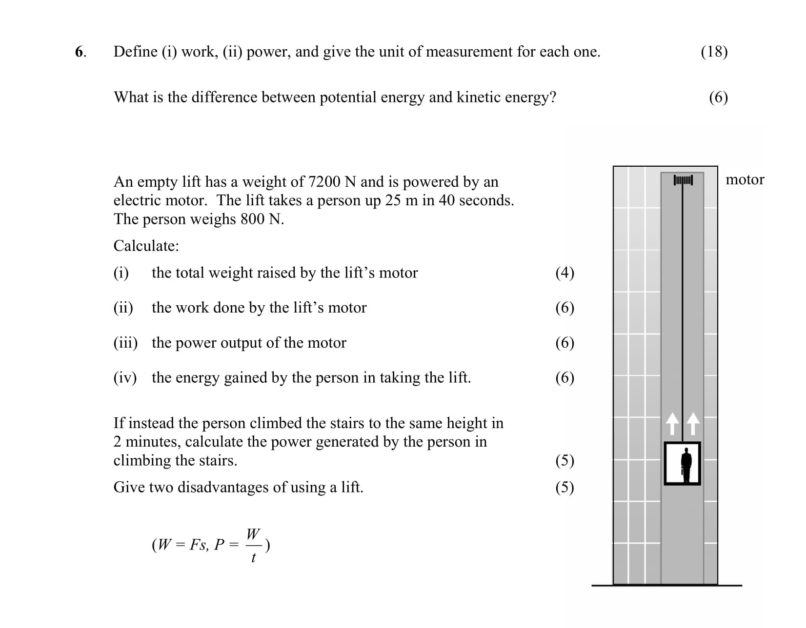 Define-(i)-work,-(ii)-power,-and-give-the-unit-of-measurement-for-each-one-Leaving Cert Physics-Question 6-2007.png
