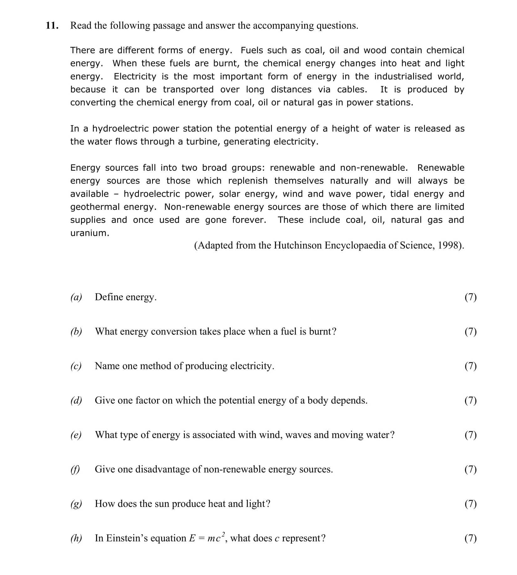 Read-the-following-passage-and-answer-the-accompanying-questions-Leaving Cert Physics-Question 11-2005.png