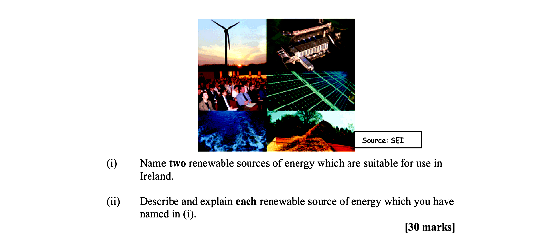 (i)-Name-two-renewable-sources-of-energy-which-are-suitable-for-use-in-Ireland-Leaving Cert Geography-Question B-2008.png